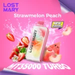 Lost Mary MT35000 Turbo Strawmelon Peach 35000 Puffs Disposable Vape 5 Percent Vape Lox Dubai UAE