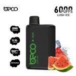 BECO Soft 6000 Puffs Disposable Vape Lush Ice 20MG Mesh Coil Vape Dubai UAE