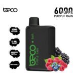 BECO Soft 6000 Puffs Disposable Vape Purple Rain 20MG Mesh Coil Vape Dubai UAE