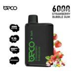 BECO Soft 6000 Puffs Disposable Vape Strawberry Bubblegum 20MG Mesh Coil Vape Dubai UAE