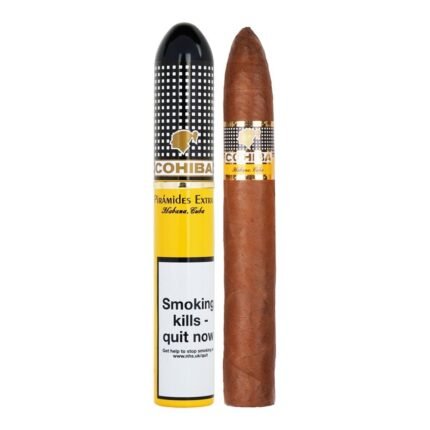 Cohiba Pirámides Extra Tubos Cuban Cigar Vapelox Dubai