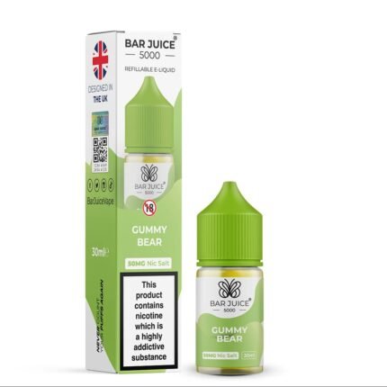 Bar Juice 5000 Gummy Bear Nic Salt E Liquid 25mg 50mg Vape Lox Dubai UAE