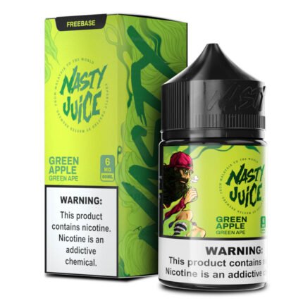 Nasty Juice Green Apple 60ml E Liquid 3mg VapeLox Dubai UAE