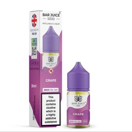 Bar Juice 5000 Grape Nic Salt E Liquid 25mg 50mg Vape Lox Dubai UAE