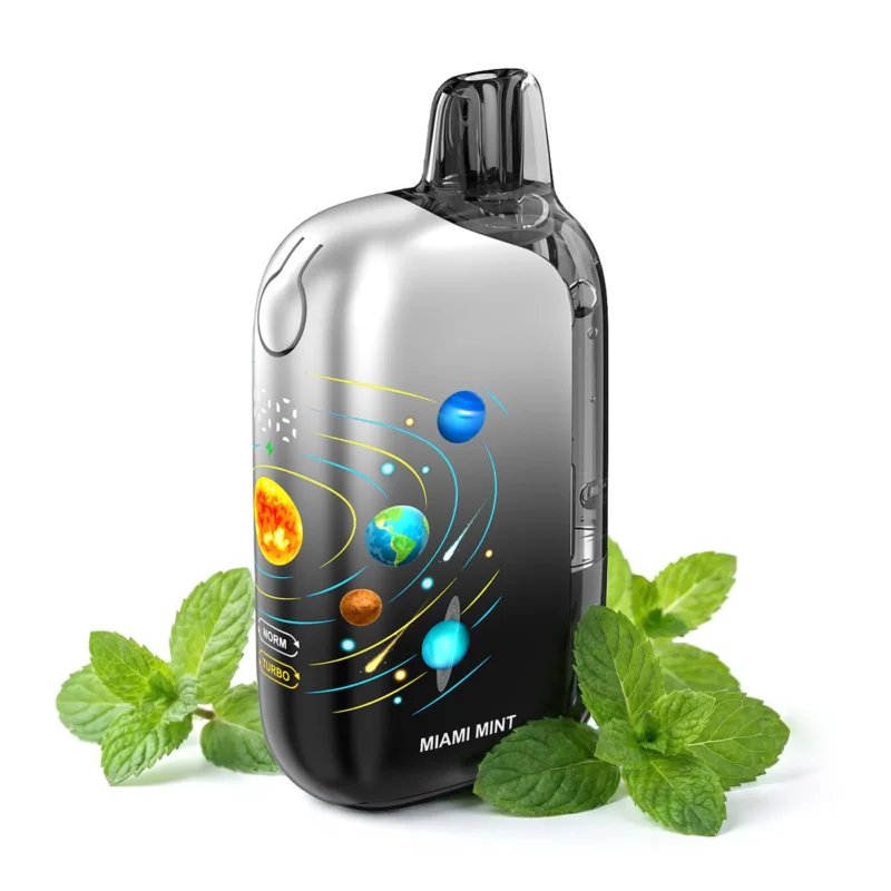 Remit Solar 50K Disposable Vape Miami Mint Flavor 5 Percent Nicotine Rechargeable Vape Dubai UAE