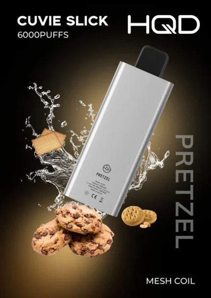 HQD Cuvie Slick 6000 Puffs Pretzel Disposable Vape 2 Percent Nicotine Dubai UAE