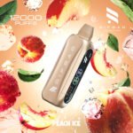 Rif Bar Turbo X Slim 12000 Puffs Peach Ice Disposable Vape 5% Nicotine Vape Lox Dubai UAE