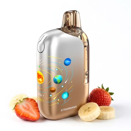 Remit Solar 50K Disposable Vape Strawberry Banana Flavor 5 Percent Nicotine Rechargeable Vape Dubai UAE