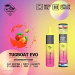 Tugboat EVO 4500 Puffs Disposable Vape Strawberry Kiwi 5 Percent Nicotine Dubai UAE