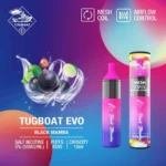 Tugboat EVO 4500 Puffs Disposable Vape Black Mamba 5 Percent Nicotine Dubai UAE