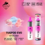 Tugboat EVO 4500 Puffs Disposable Vape Cotton Candy 5 Percent Nicotine Dubai UAE