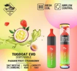 Tugboat EVO 4500 Puffs Disposable Vape Passionfruit Strawberry 5 Percent Nicotine Dubai UAE