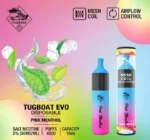 Tugboat EVO 4500 Puffs Disposable Vape Pinnk Menthol 5 Percent Nicotine Dubai UAE