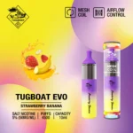 Tugboat EVO 4500 Puffs Disposable Vape Strawberry Banana 5 Percent Nicotine Dubai UAE