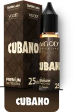 Vgod Cubano premium 30ml 25mg / 50mg saltnic liquid Vapelox Dubai UAE