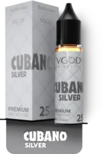 Vgod Cubano Silver 30ml 25mg / 50mg saltnic liquid Vapelox Dubai UAE