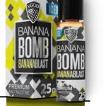 Vgod Iced Banana Bomb 30ml 25mg / 50mg saltnic liquid Vapelox Dubai UAE