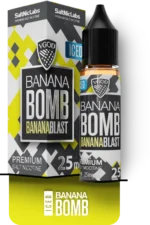 Vgod Iced Banana Bomb 30ml 25mg / 50mg saltnic liquid Vapelox Dubai UAE