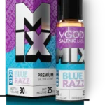 Vgod Mix Iced Blue razz 30ml 25mg / 50mg saltnic Vapelox Dubai UAE