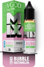 Vgod Mix Iced Bubble Watermelon 30ml 25mg / 50mg saltnic Vapelox Dubai UAE