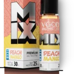Vgod Mix Iced Peach Mango 30ml 25mg / 50mg saltnic Vapelox Dubai UAE