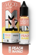 Vgod Mix Iced Peach Mango 30ml 25mg / 50mg saltnic Vapelox Dubai UAE