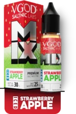 Vgod Mix Iced Strawberry Apple 30ml 25mg / 50mg saltnic Vapelox Dubai UAE