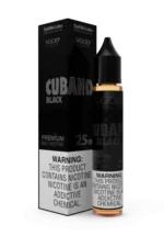 Vgod Cubano Black 30ml 25mg / 50mg saltnic liquid Vapelox Dubai UAE - Image 2