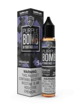 Vgod Purple Bomb 30ml 25mg / 50mg saltnic liquid Vapelox Dubai UAE - Image 2
