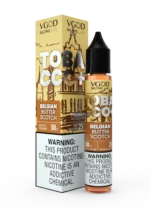 Vgod Mix Belgian Butterscotch 30ml 25mg / 50mg saltnic Vapelox Dubai UAE - Image 2