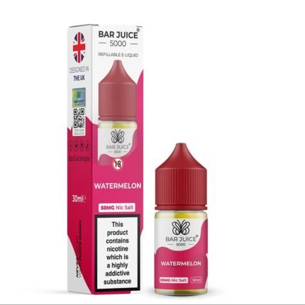 Bar Juice 5000 Watermelon Nic Salt E Liquid 25mg 50mg Vape Lox Dubai UAE