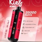 Kief King 35000 Puffs Disposable Vape Love 66 Flavor 3mg Rechargeable Vape Dubai UAE