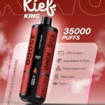 Kief King 35000 Puffs Disposable Vape Strawberry Watermelon Flavor 3mg Rechargeable Vape Dubai UAE