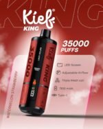 Kief King 35000 Puffs Disposable Vape Strawberry Watermelon Flavor 3mg Rechargeable Vape Dubai UAE