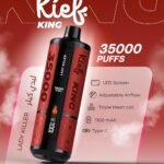 Kief King 35000 Puffs Disposable Vape Lady Killer Flavor 3mg Rechargeable Vape Dubai UAE