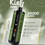 Kief King Double Apple Disposable Vape 3Mg Nicotine 35000 Puffs Dubai UAE