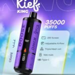 Kief King 35000 Puffs Disposable Vape Grape Flavor 3mg Rechargeable Vape Dubai UAE