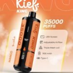 Kief King 35000 Puffs Disposable Vape Mango Flavor 3mg Rechargeable Vape Dubai UAE