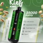 Kief King 35000 Puffs Disposable Vape Dubai Pistachio Flavor 3mg Rechargeable Vape Dubai UAE