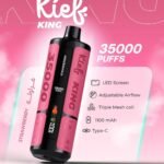Kief King 35000 Puffs Disposable Vape Strawberry Flavor 3mg Rechargeable Vape Dubai UAE