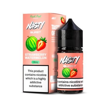 Nasty Burst Strawberry Watermelon Salt Nic 30ml 35mg 50mg E-Liquid Dubai UAE