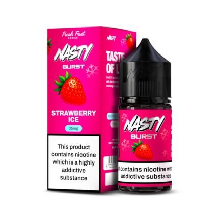Nasty Burst Strawberry Ice Salt Nic 30ml 35mg 50mg E-Liquid Dubai UAE