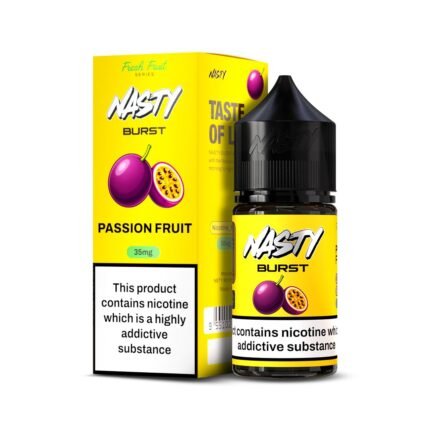 Nasty Burst Passionfruit Salt Nic 30ml 35mg 50mg E-Liquid Dubai UAE