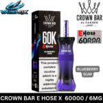 Al Fakher Crown Bar EHOSE X 60000 Blueberry Gum Disposable Vape Vape Lox Dubai UAE