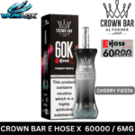 Al Fakher Crown Bar EHOSE X 60000 Cherry Fiesta Disposable Vape Vape Lox Dubai UAE