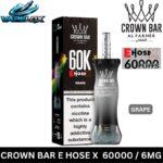 Al Fakher Crown Bar EHOSE X 60000 Grape Disposable Vape Vape Lox Dubai UAE