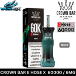 Al Fakher Crown Bar EHOSE X 60000 Mint Disposable Vape Vape Lox Dubai UAE