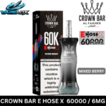 Al Fakher Crown Bar EHOSE X 60000 Mixed Berry Disposable Vape Vape Lox Dubai UAE