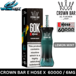Al Fakher Crown Bar EHOSE X 60000 Lemon Mint Disposable Vape Vape Lox Dubai UAE