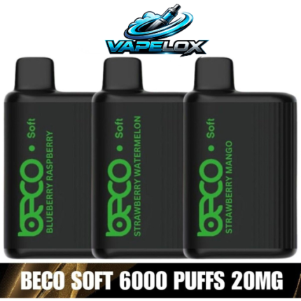 BECO Soft 6000 Puffs Disposable Vape 20MG Mesh Coil Vape Dubai UAE